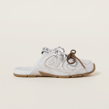 NB x Miu Miu 530 Mule white
