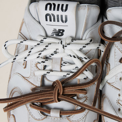 NB x Miu Miu 530 Mule white