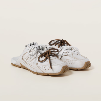 NB x Miu Miu 530 Mule white