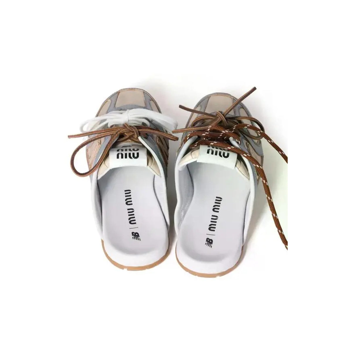 NB x Miu Miu 530 Mule Blue/Off White