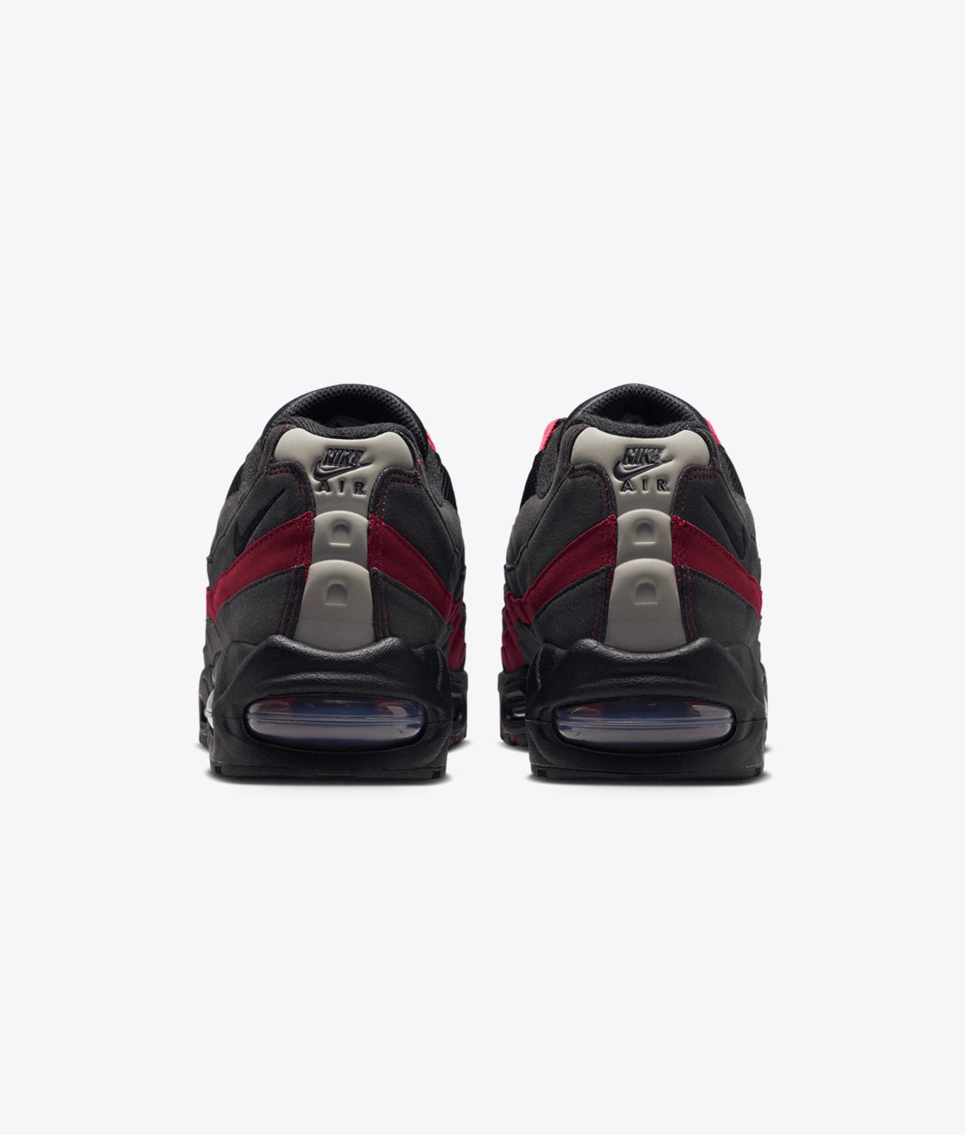 AIR MAX 95 BIG BUBBLE "BLACK/TEAM CRIMSON-WOLF GREY"