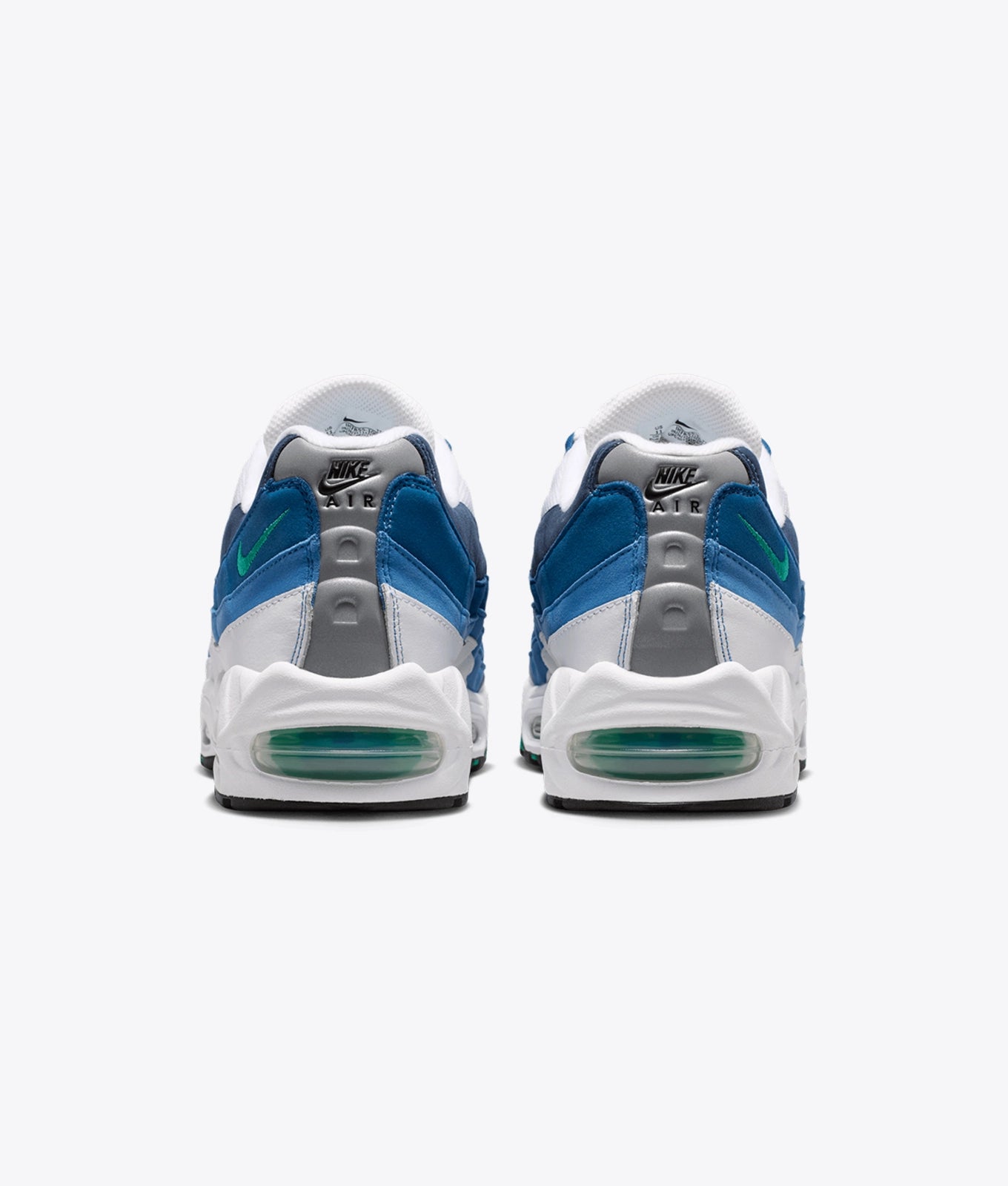 AIR MAX 95 BIG BUBBLE "WHITE/EMERALD GREEN-LAKE BLUE"