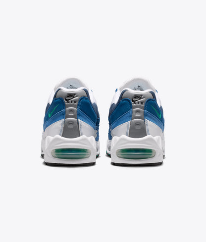 AIR MAX 95 BIG BUBBLE "WHITE/EMERALD GREEN-LAKE BLUE"