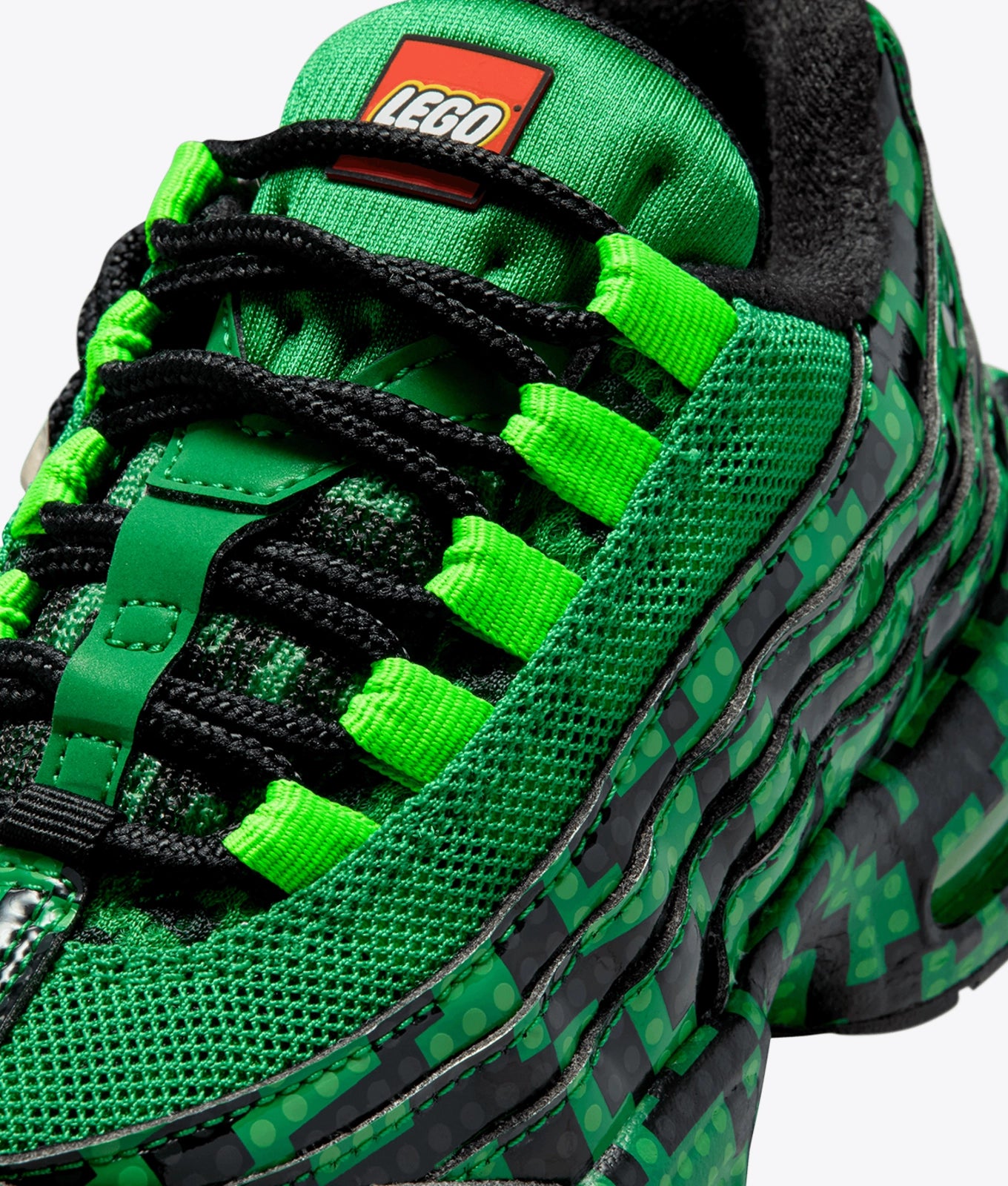 AIR MAX 95 LEGO Pre-school "LUCKY GREEN/METALLIC SILVER-BLACK"