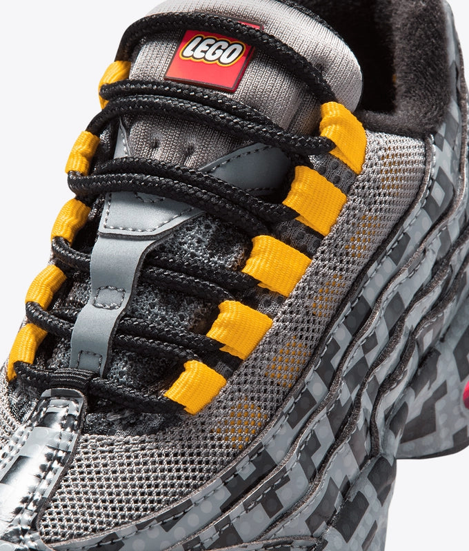 AIR MAX 95 LEGO PRE-SCHOOL "SMOKE GREY/METALLIC SILVER"