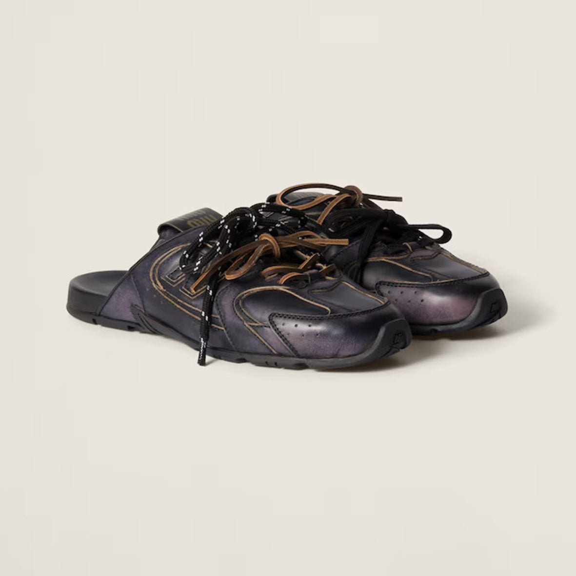 NB x Miu Miu 530 Mule black